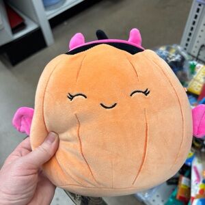 Margie the Pumpkin with Pink Accents